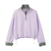 Stand Collar Half Zip Sweatshirt