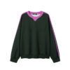 Oversize Contrast Color Sweatshirt