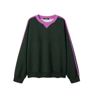 Oversize Contrast Color Sweatshirt