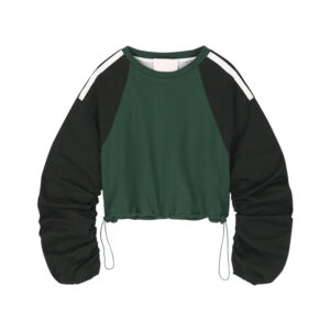 Loose-Fitting Short Sweatshirt